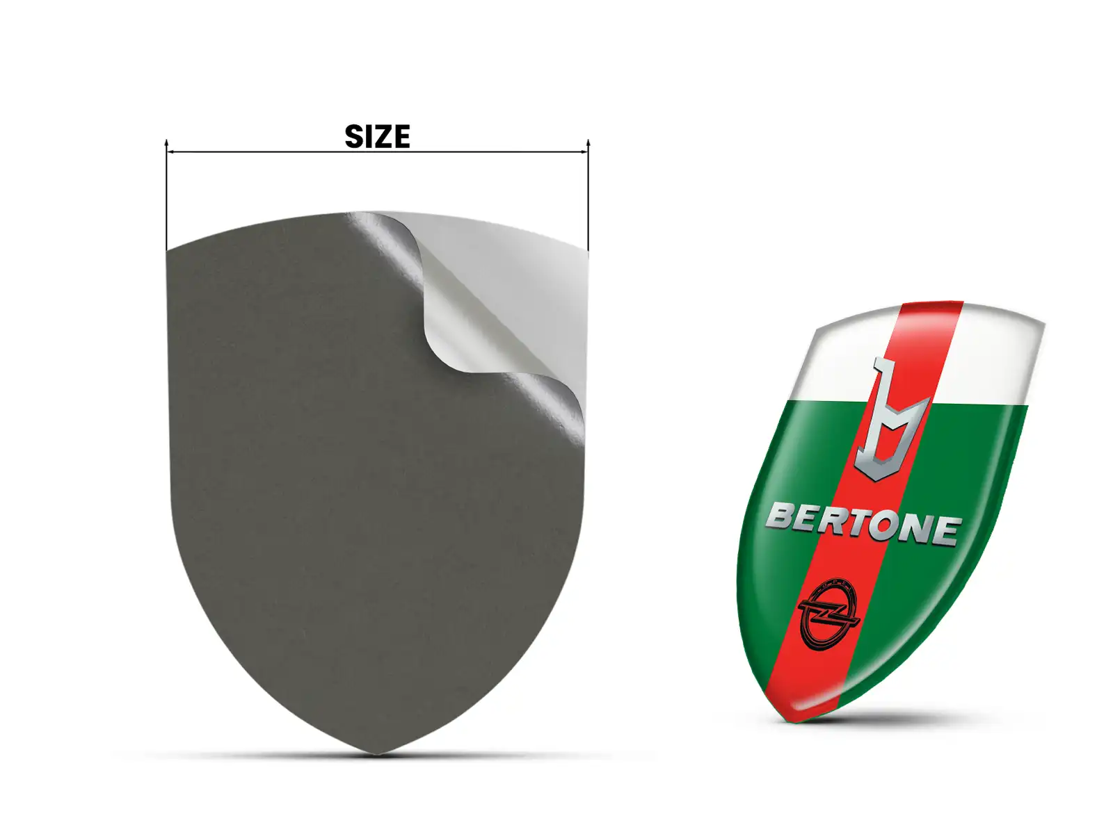 Bertone Pegatinas Ventana Vehículo Edición Estilo Personalizable